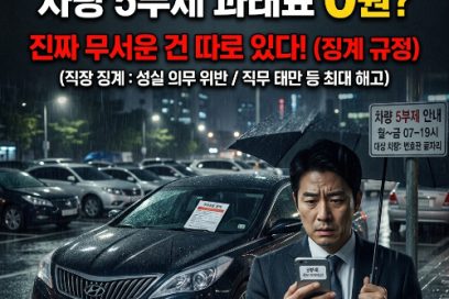 2026년 차량 5부제 기준 변경! 하이브리드·경차도 포함될까? (제외 차량 리스트)